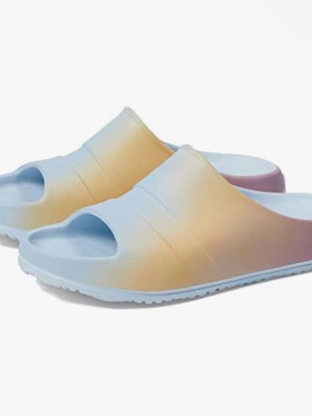 SPERRY ombré Women’s Gradient Slide Sandals - Pastel Blue & Peach! New! 6